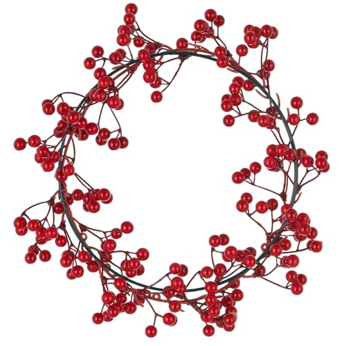 CREATIV green künstlicher Beerenkranz ø 30 cm I Weihnachtskranz mit...