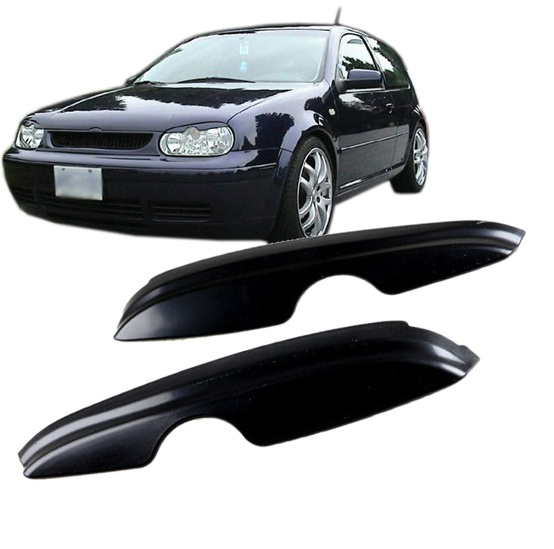 GCcv Headlight Eyebrow Eyelid Cover Trims Decoration Stickers For Golf 4 MK4 IV 1999-2004 Car Accessories
