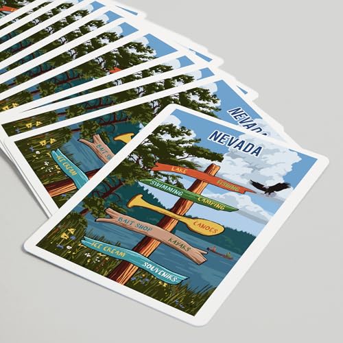 Lantern Press Nevada, 52 Cartas para Póker Adultos miniatura 5