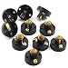 TOTOT 10pcs E10 Mini Bulb Holder Black Plastic Light Beads Lamp Bases Student Experiment Lighting DIY Accessories Screw Type Bulb Socket
