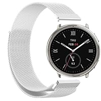 GIOPUEY Magnet Armband Für Amazfit Bip 6 – Geflochtenes Edelstahl, 22mm, Magnetisch, Verschleißfest
