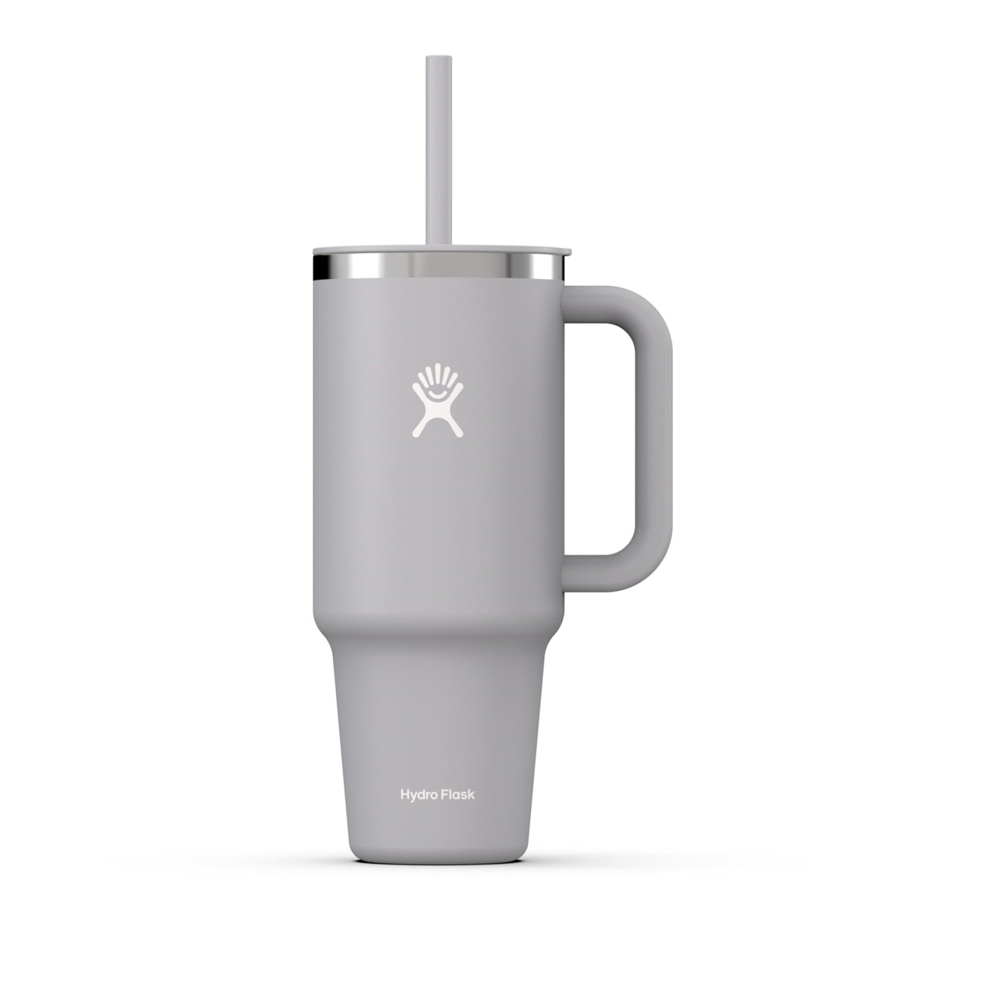 Hydro Flask Travel Tumbler Straw Lid Insulated Mug Birch 1.18L