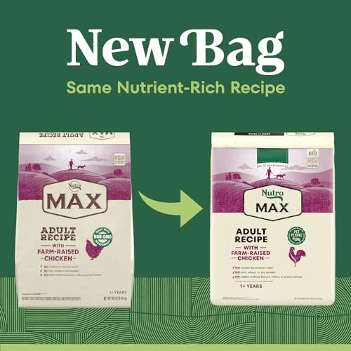 Image of Nutro Max Adult Recipe Dry Dog Food, Farm-Raised Chicken, 36 lb
