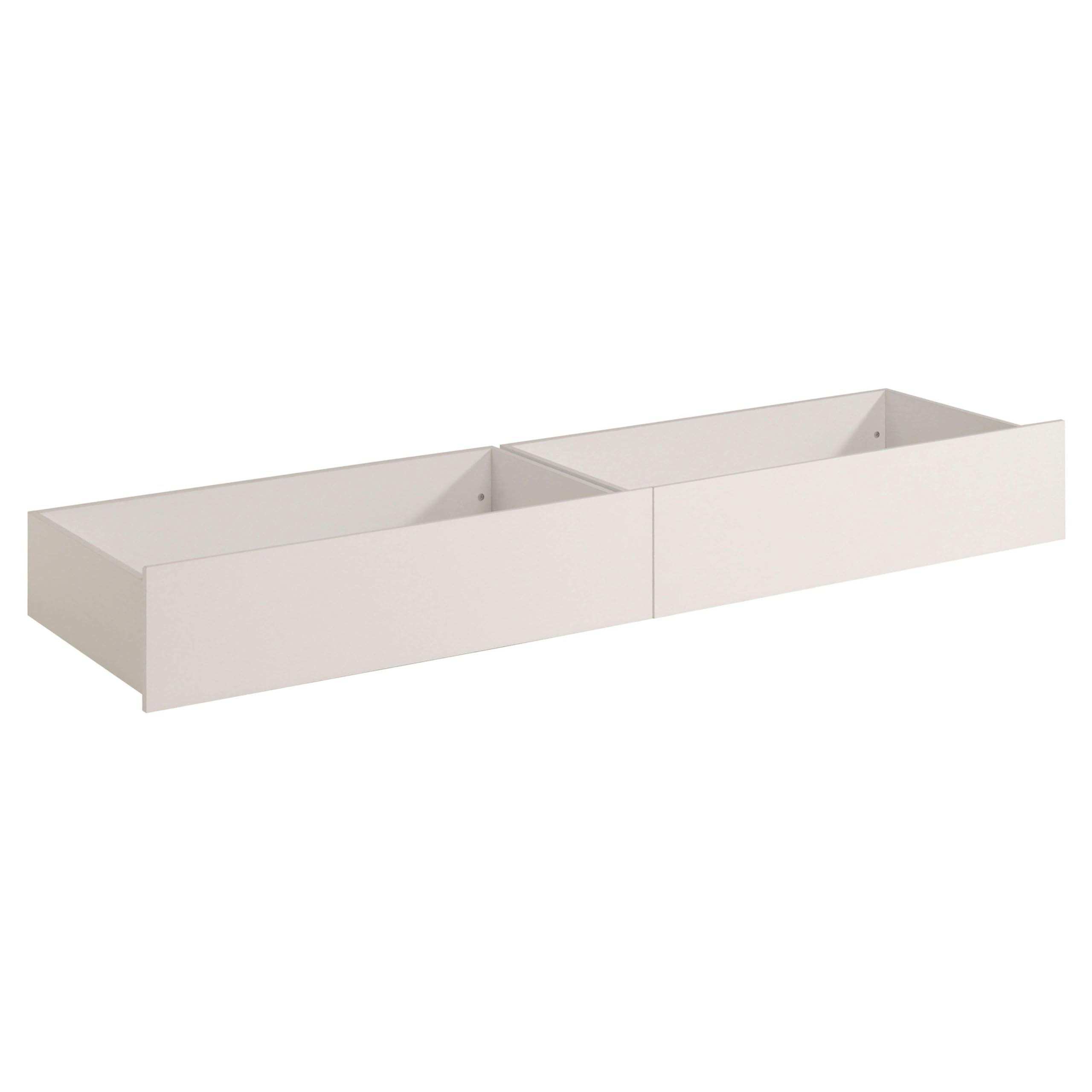 Miroytengo Cama Juvenil Style Color Blanco con cajones y estantes Personalizables habitacion Infantil Moderna 80x203x113cm