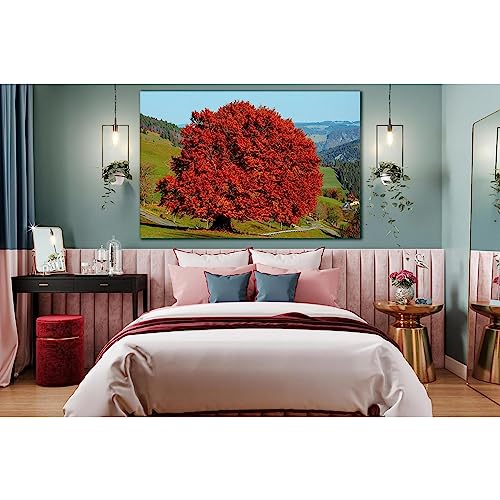 Tableau hêtre d'automne ZELLART : une décoration murale chaleureuse
