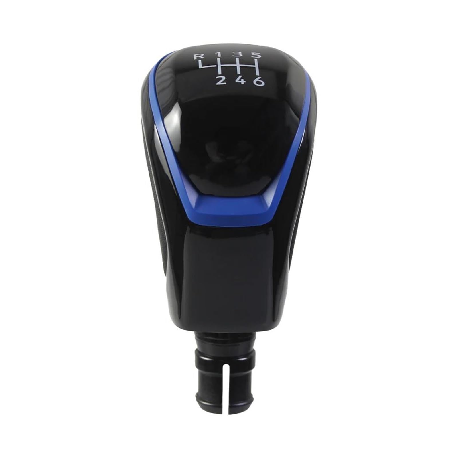 Aimazom Car Gear Shift Knob for VW for Golf 8 12mm Gear Shift Knob Manual 5/6 Speed for Modification and Replacement(Blue,for 6 Speed)