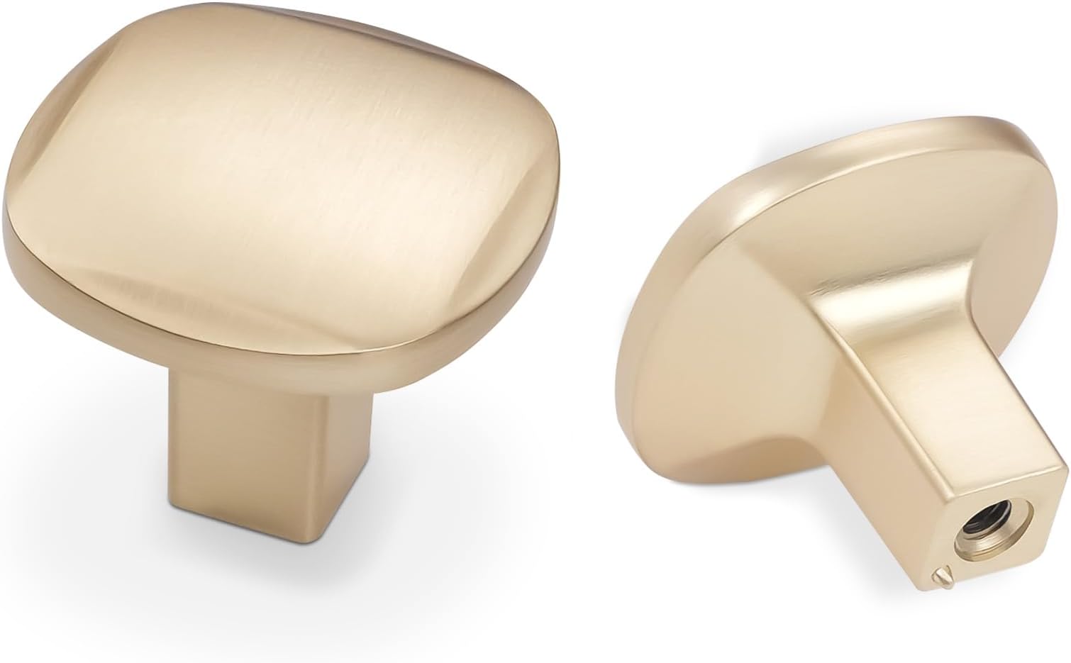 BUKOBYHE10 Pack Kitchen Cabinet Handles Champagne Bronze Cabinet Zinc Alloy Knobs Gold Drawer Knobs Kitchen Hardware