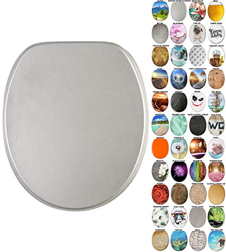 Sanilo Abattant WC frein de chute, Grande sélection de lunettes de toilette, Finition de haute...