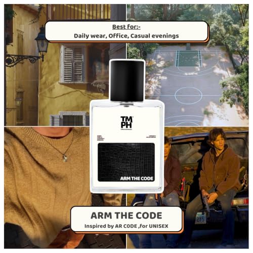 Image of TMPerfumehouseAR The code Eau De Parfum (EDP) | Long Lasting Unisex Perfume Spray | Floral, Aromatic, Amber, Vanilla & Warm Spicy Fragrance | Luxury Scent | Gift for Him & Her| 50ml