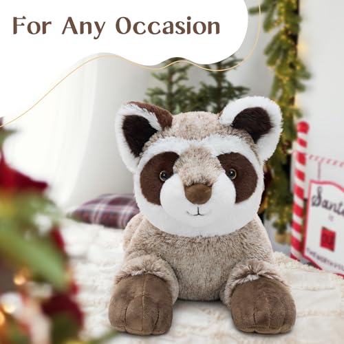 Image of BENINY 30 inch Giant Raccoon Stuffed Animal Plush - Oversized Raccoon Plushies - Fluffy Big Stuffed Racoon Toy Birthday Gifts for Kids - Sweet Companion