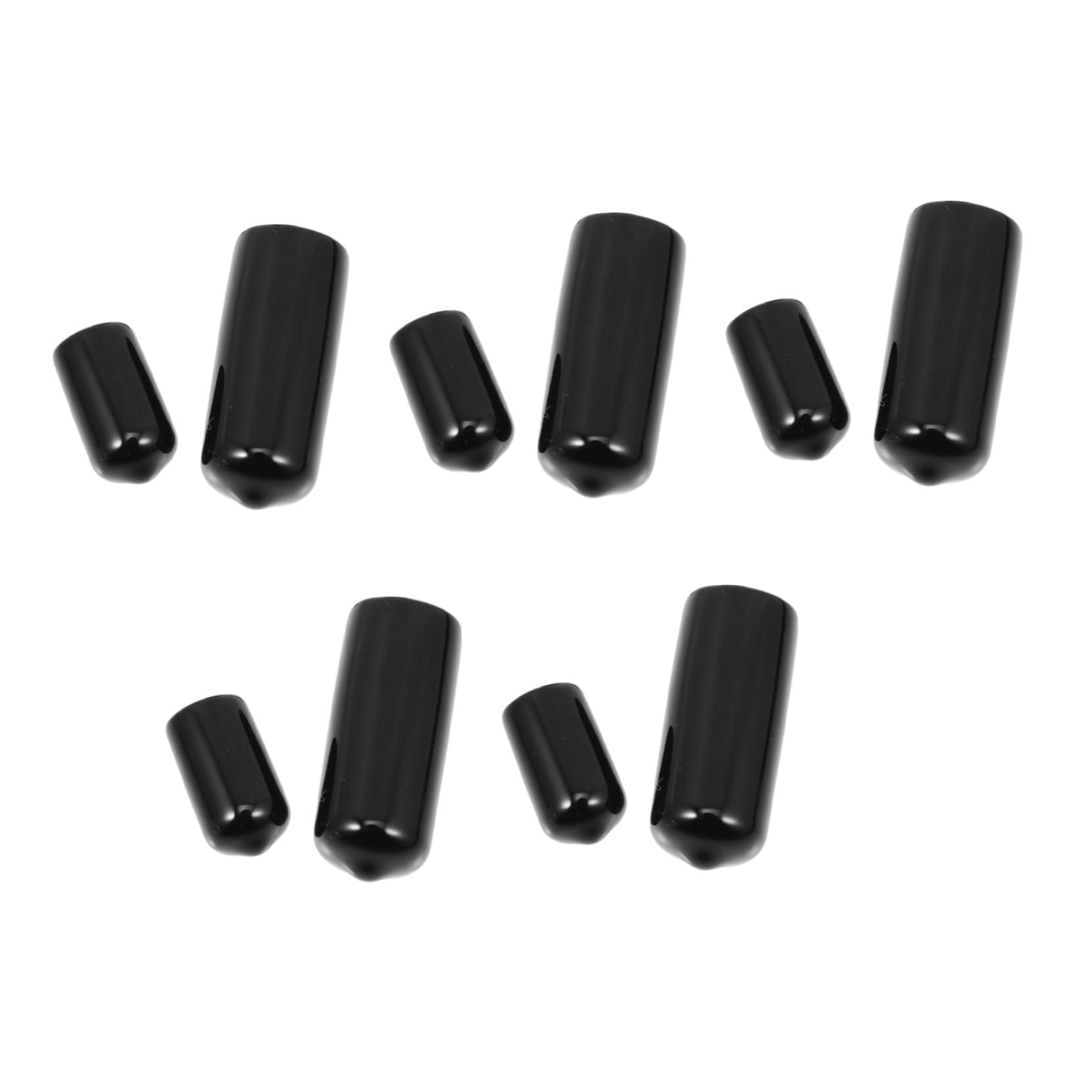 Yardwe 10pcs Cue Tip Protectors Billiards Cue Tip Covers for Pool Stick Cue Tip Pool Stick Protectors Snooker Cue Tip Covers Easy Replacement Covers Protective Covers