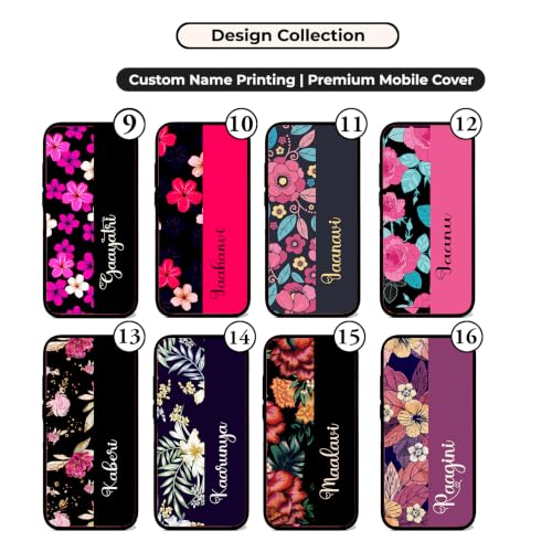 Image of Customise Name Case Cover for Xiaomi Poco C50 4g Multicolor