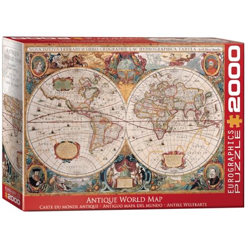 Antique World Map 2000pc Puzzle