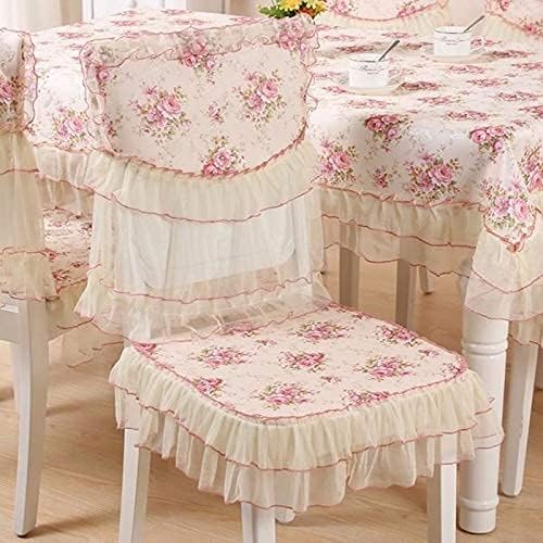 Living Room Accessories Tablecloth Cover Set Pastoral Style Fabric Dining Table Cover Set Four Seasons Quality Chair Covers Set Tea Tablecloth for the