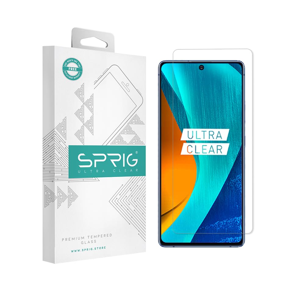 SPRIG Tempered Glass Screen Guard Protector Compatible with Samsung Galaxy A55 Phone Scratch Proof Smudge Resistant Clear Cover Full Screen Coverage With Easy Installation Kit (Transparent) (B0D7W8LNFL) Amazon Price History, Amazon Price Tracker