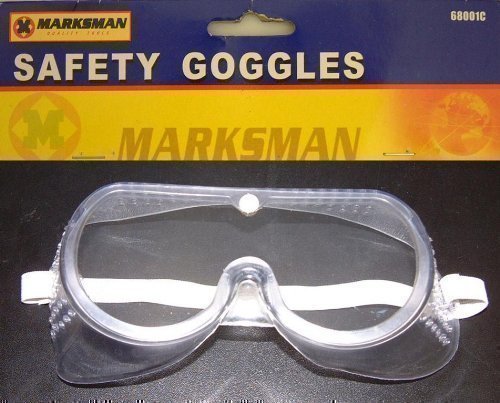 BUILDERS CONSTRUCTORS SAFETY GOGGLES WITH ELASTIC BAND DIY & Tools