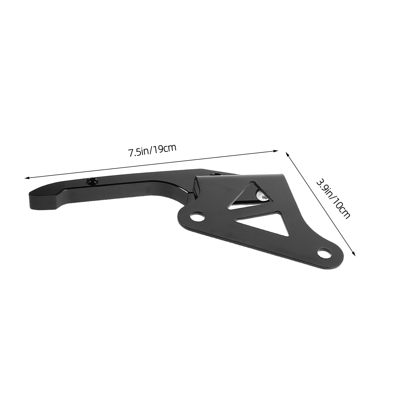 SHINEOFI Poignées de Maintien Arrière Moto en Alliage D’Aluminium, Barres D’Appui Siège Arrière Universelles Noires, Accessoires Passager Moto pour Toutes Saisons, Installation Rapide