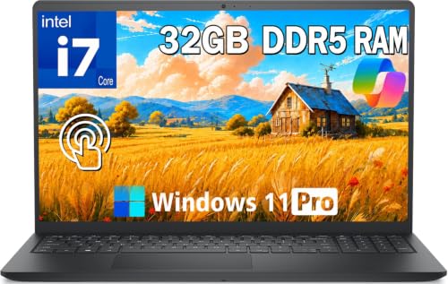 Image of Dell 15 DC15250 Touchscreen Laptop, Core i7-1355U, 32GB DDR5, 2T SSD