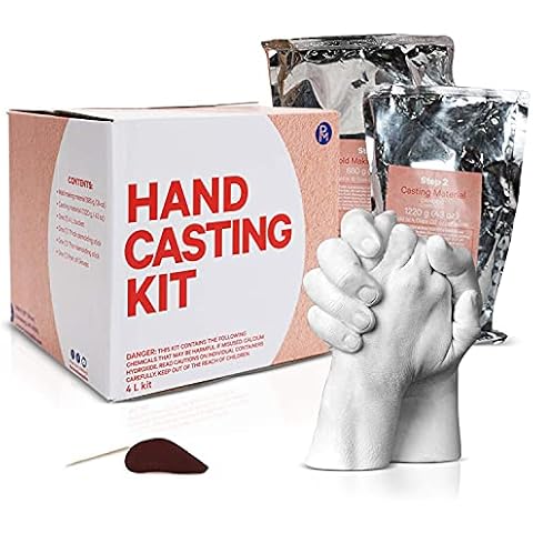 Hand Casting Kit Pro Marine (4-Liter Kit) | DIY Mold-Maker for Creating Hand Sculptures | Unique Arts and Crafts Gift | for Couples, Weddings, Anniversaries, and Family Keepsakes Cover
