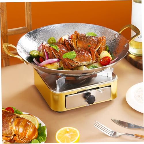 Marmite inox double poignée en acier haute résistance pour chefs