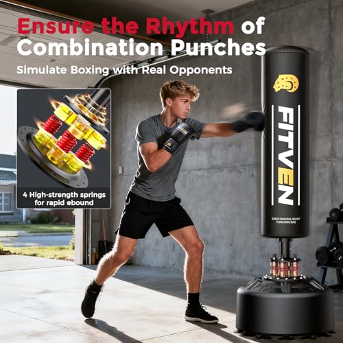 Heavy Duty Punching Bag with Stand