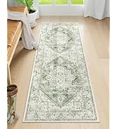 LIVEBOX 8x10 Vintage Grey Boho Rug for Living Room and Bedroom, Non-Slip Retro Floral Design, Distressed Accent Carpet f 51IdM83PY4L. AC SR166,182