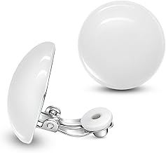 Soul-Cats 1 Pair of Plastic Clip On Earrings in Many Colours and Pastel Colours