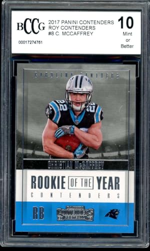 Christian McCaffrey Rookie Card 2017 Panini Contenders #8 BGS BCC...