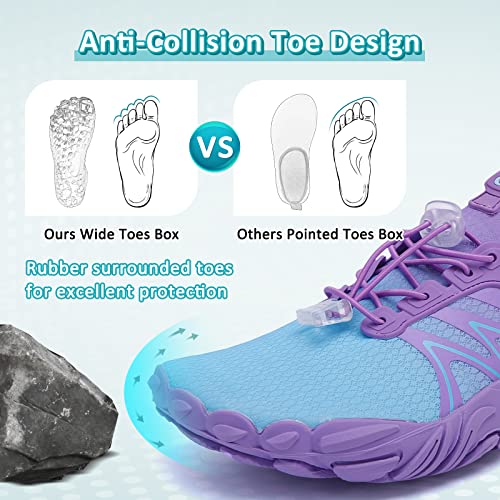 Image of ziitop Water Shoes for Men Women Beach Barefoot Swim Rock Climbing Pool Shoes Socks, Anti-Slip Breathable Quick Dry Lightweight Slip-on, Outdoor Sport Hiking Walking Boating Fishing Diving Surfing