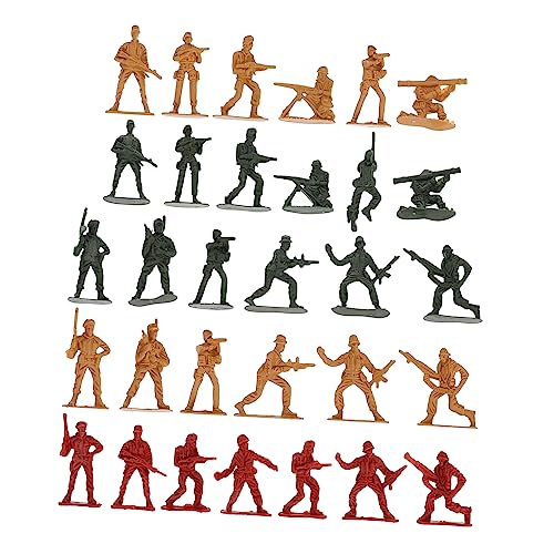BESTonZON 120 Piezas Juguete de Soldado de la Segunda Guerra ejército Mini Toys Soldados de plastico Varias Decoraciones de Soldados Juguetes Militares de Batalla el plastico