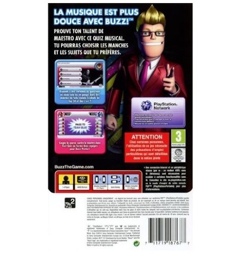 Buzz! Ultimate Music Quizz 2010 Essentials Psp - vue 4