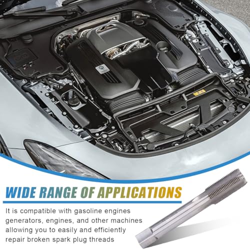 UHANBUT Spark Plug Thread Repair Kit, Stainless Steel Car Repair Tool Accessories Include M14×1.25 Thread Inserts and M16×1.25 Tap, Suitable for Automotive Gasoline Engines Generators by UHANBUT - Used condition - Image 6