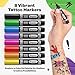 Crayola 8ct Temporary Tattoo Markers: Skin-Safe Ink, Vibrant Colors, Gifts for Children, Teens and Adults, Made in the USA [1 Pack]