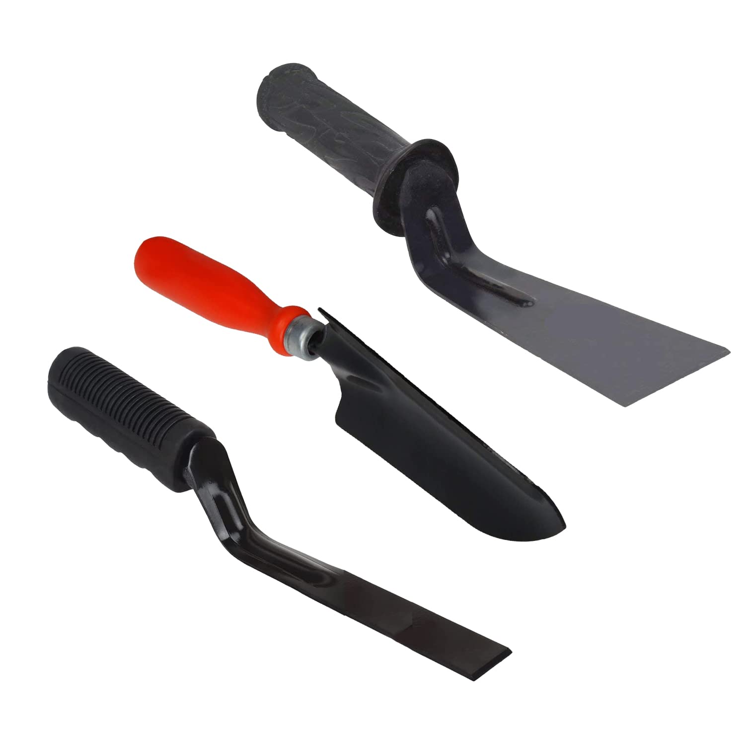 SOLDOUT Gardening Tool Iron Head Hand Sand Trowel Set Shovel Rake Home Potted Tools Garden Plants (Pack of 3)