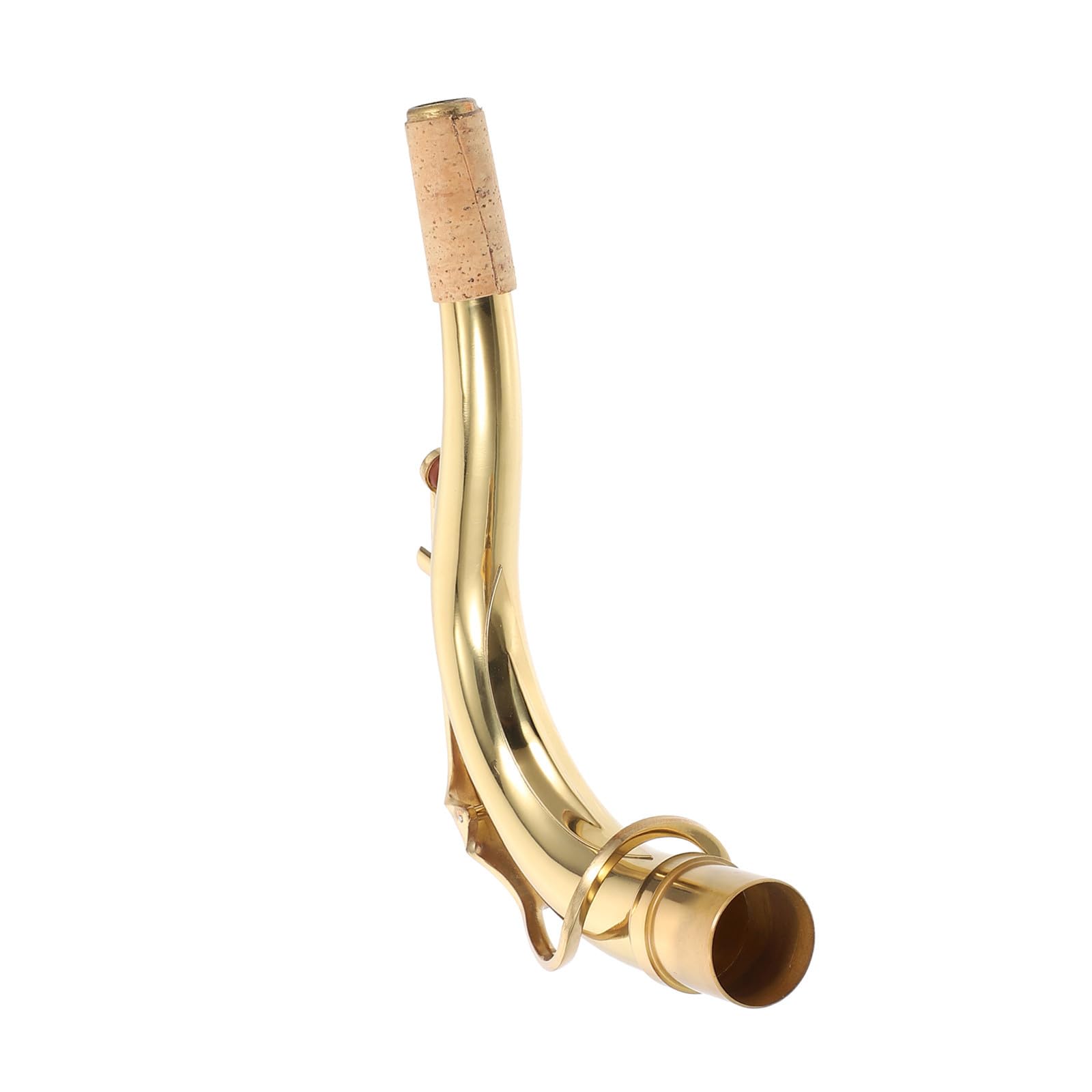 TOYANDONA Collo per Sassofono in Ottone Dorato, Accessorio di Ricambio Professionale e Conveniente per Sassofono, Parte di Sostituzione per Musicisti Amatori e Professionisti