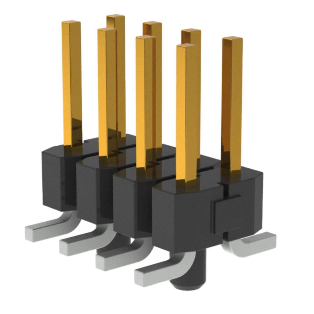 Pack of 4 TSM-104-01-L-DV-A-P Conn HDR 8POS 2.54MM SMD :RoHS, Tube