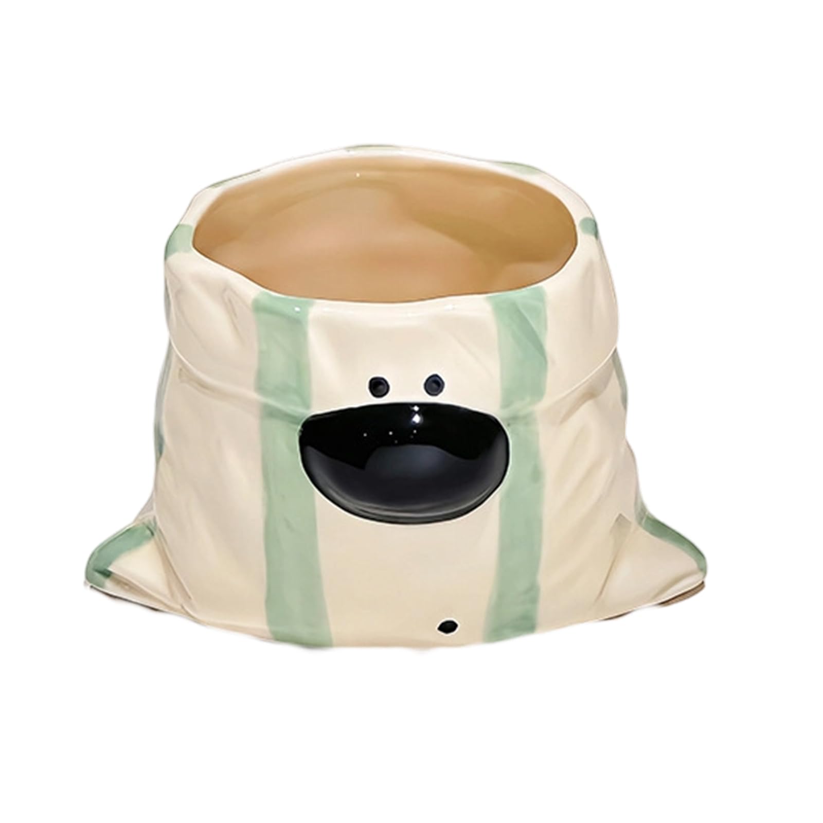 Jazuaiao Large Capacity Ceramic Mugs Feature Funny Pouches Dog Pattern Elegant Drinking Cup Ideal for Hot and Cold Drink Lovely Couple Mugs