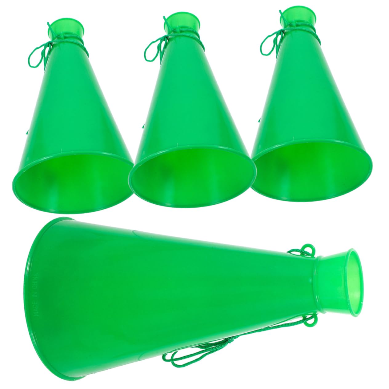 Abaodam 4pcs Cheer Megaphone Party Horns Portable Noisemaker for Sports Events Concerts and Birthday Celebrations Bright Cheering Props for Team Spirit