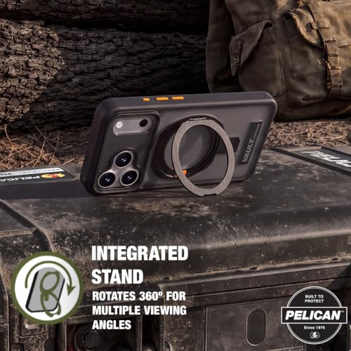Image of Pelican Vault iPhone 18 Pro Max /17 Pro Max Case - MagSafe Phone Case -Smoke