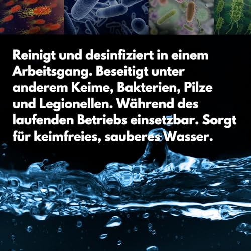 Eisfass® Wasserpflege ohne Chlor 500ml für Mini Pool - Planschbecken - Eispool zum Eisbaden Sehr geringer...