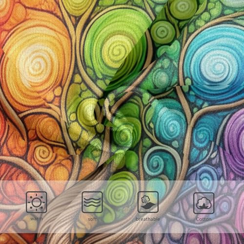 Funny Girls Underwear Toddlers 2t Cotton Panties Little Girl Vibrant Colorful Life Tree Kids Briefs Undies3