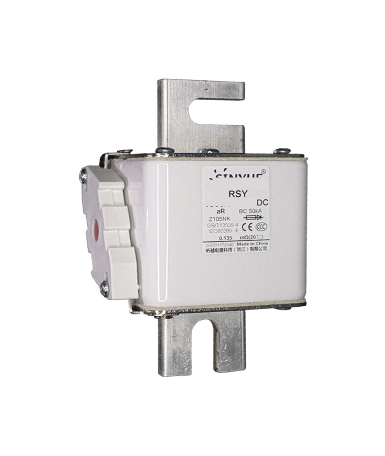 RFXOGTYFZ DC Fuse DC1250V/200A-500A DC1250V/630A DC1500V/200A-500A Quick Fuse Hook Type Z105NK(Dc1250v/200a-500a)