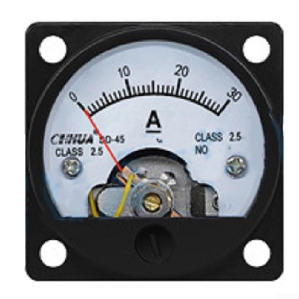Amperometro Analogico 20A DC - Misuratore Corrente Per Pannello Con Shunt - Foto 4