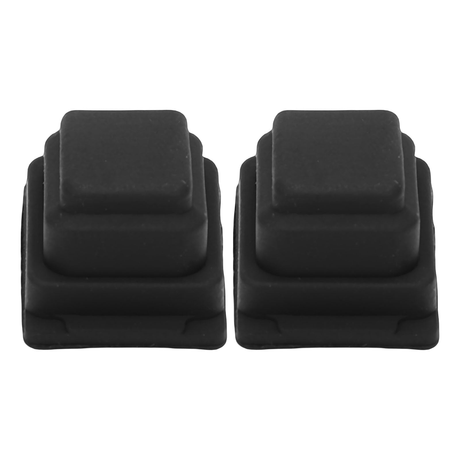 Pulsante di induzione fibbia maniglia porta esterna gomma nera Tucson 2015-2020 set 2 pezzi