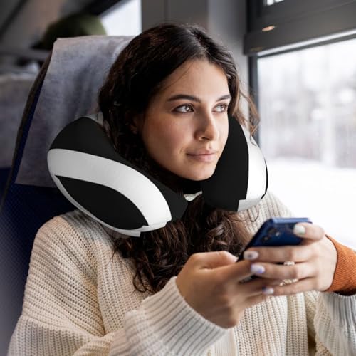 Almohada de espuma viscoelástica viaje tamaño único negro miniatura 6