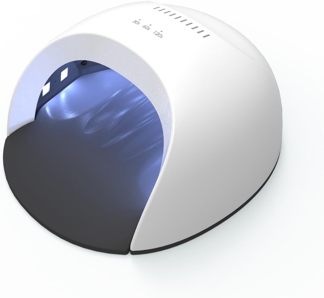 LED Nail Lamp, Erosway Nail Lamps 36w Touch Screen Switch Nail Polish Dryer with 30/60/120s Timer, Sensor and 5-Finger Positioner. Treats LED and UV Gels (White)