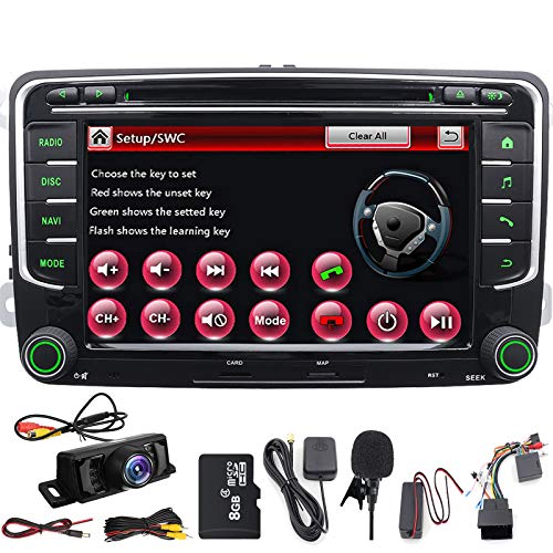 7 Pulgadas 2 DIN en Dash Auto Radio DVD para VW Volkswagen...