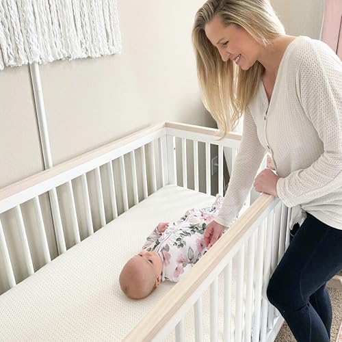 Image of Newton Baby Essential Crib Mattress, Breathable & Washable - White | Baby Crib Mattress, Breathable, Washable, Firm Support, All-Stages, Infant to Toddler, GREENGUARD Gold Certified