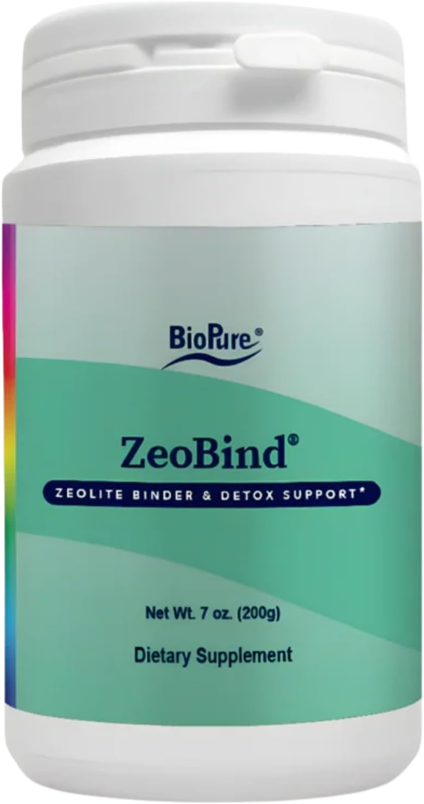 BioPure ZeoBind – 100% Natural Mineral Blend of Clinoptilolite and Mordenite Powder That Detoxes and Cleanses The Body to Support Immunity, Gastrointestinal Health, and Microbiome Balance – 200g