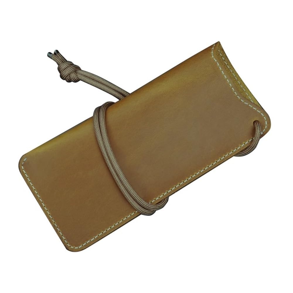 Gafas Portátil Funda Estuche de cuero for gafas sol for colgar al cuello